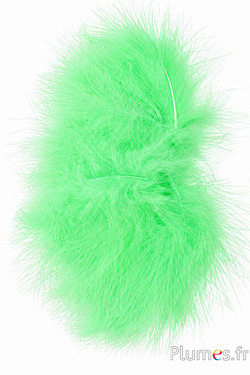 Kalkoen maraboe - 8-12 cm - appelgroen